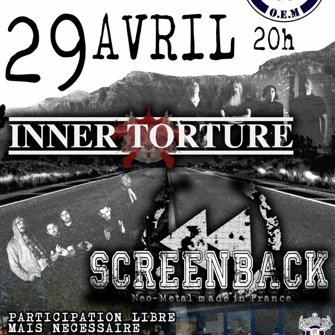 Concert Inner Torture + Screenback