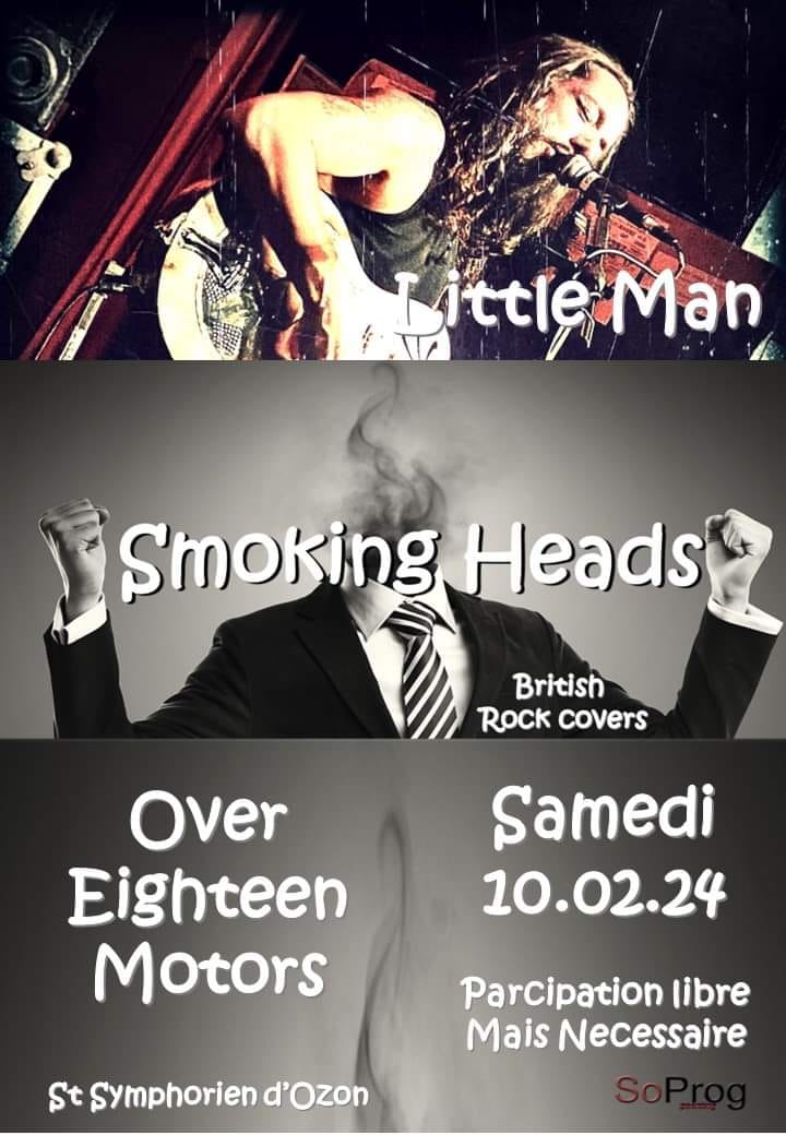Concert Smoking Heads + Little Man