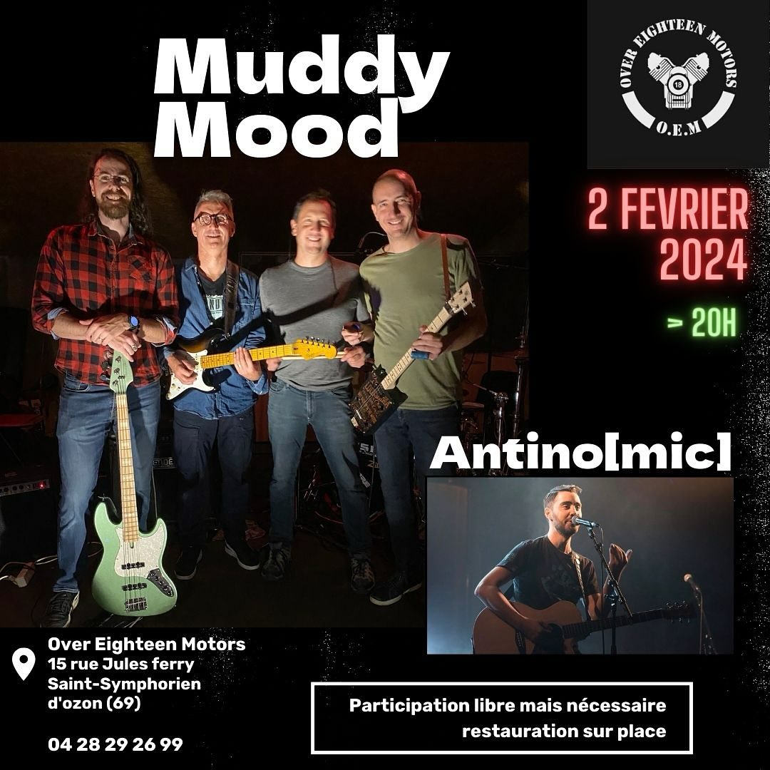 Concert Muddy Mood + Antino[Mic]