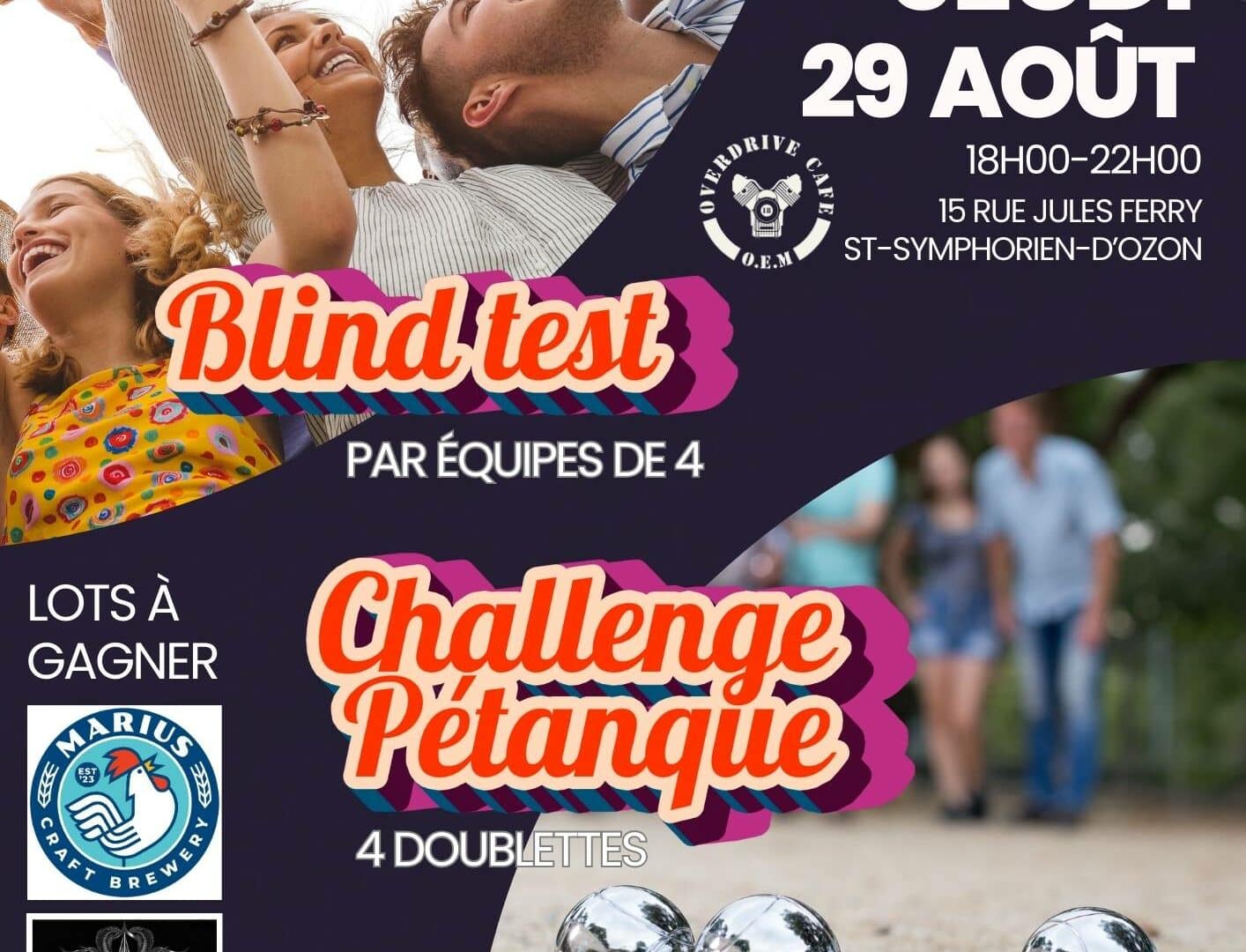 Blind test + Challenge pétanque