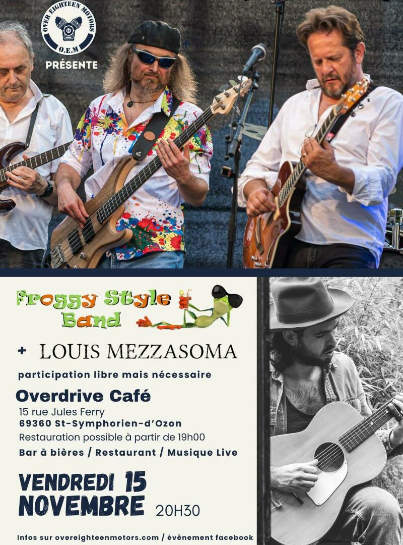 Concert Froggy Style Band + Louis Mezzasoma