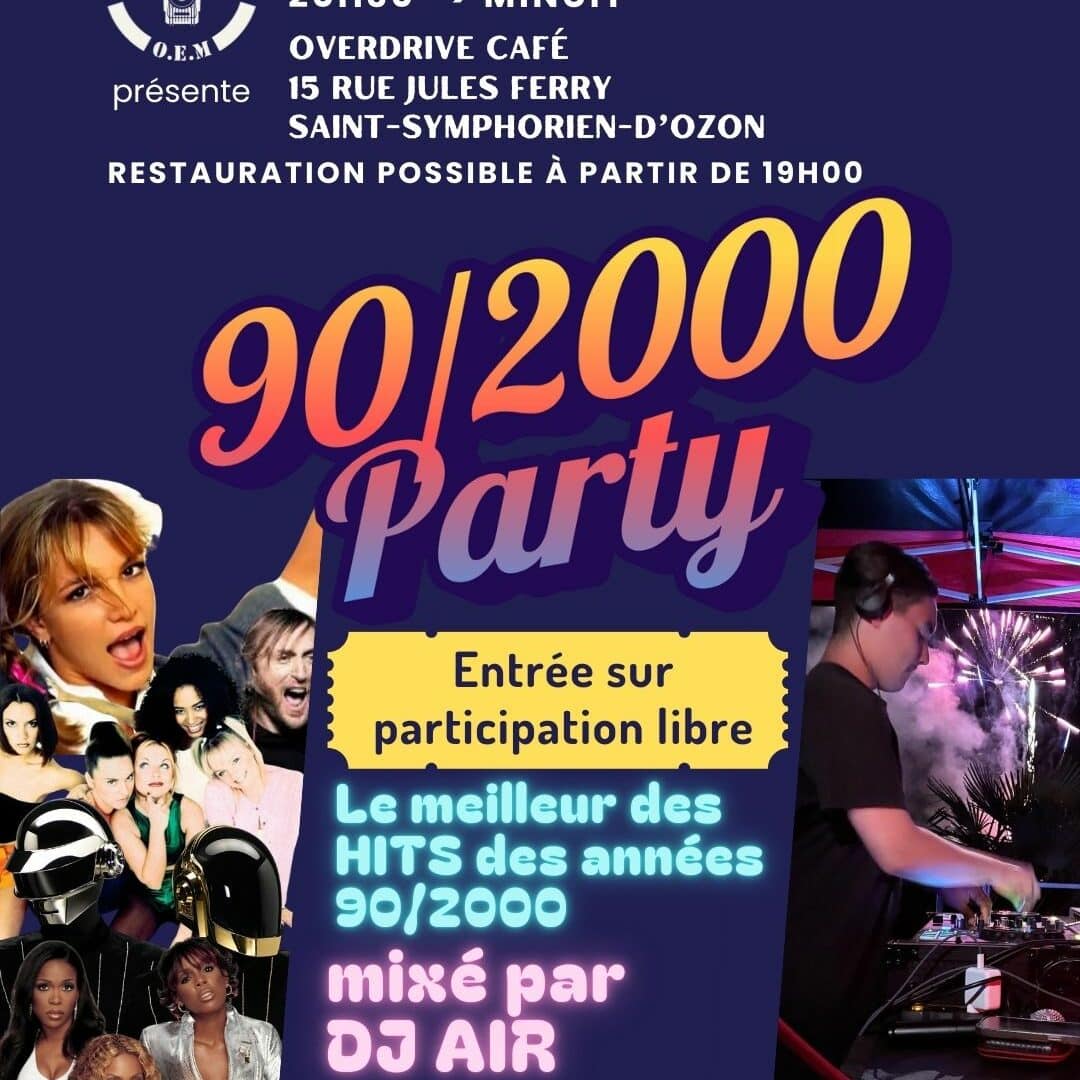 90/2000 Party avec Dj Air