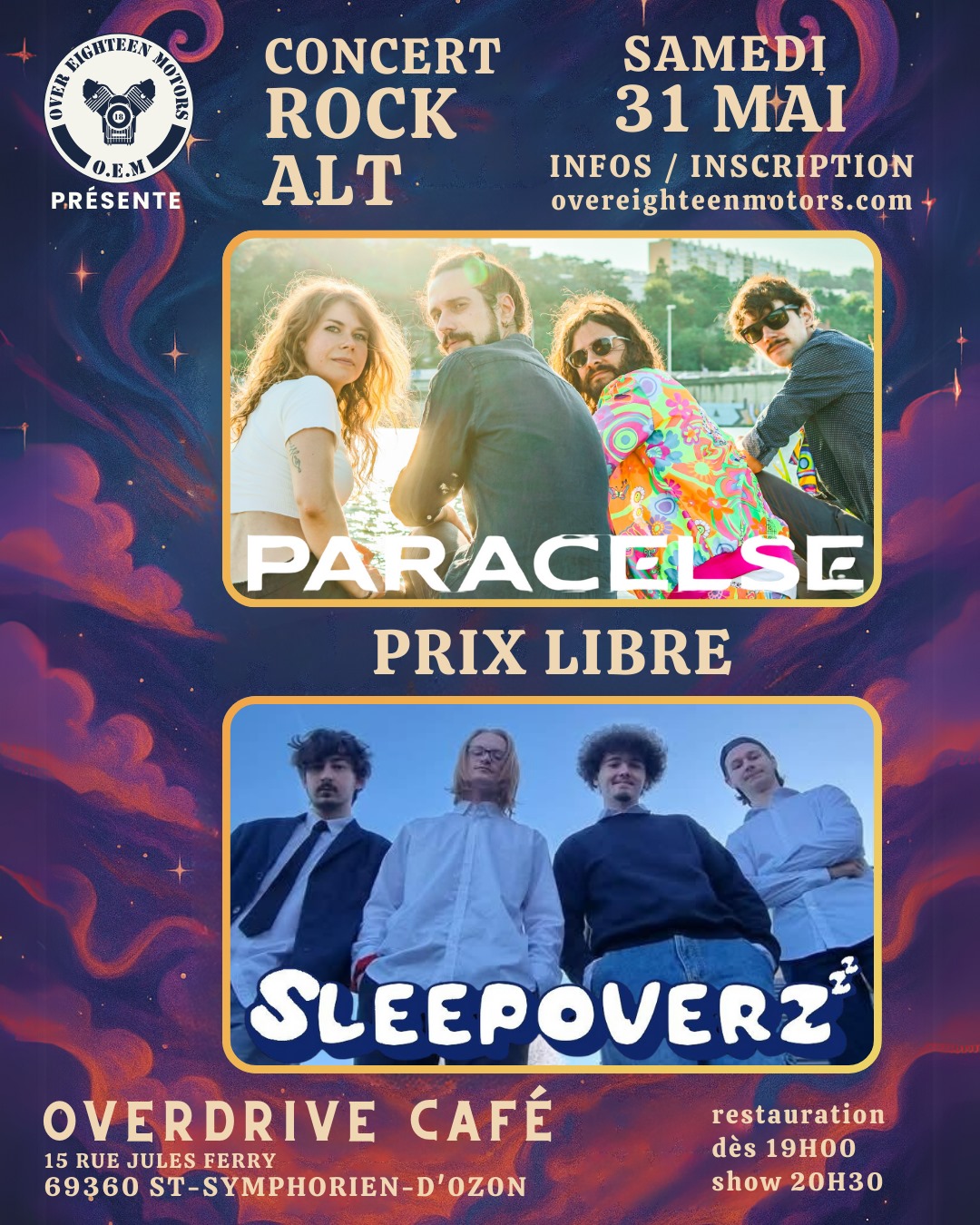 Concert Paracelse + Sleepoverz