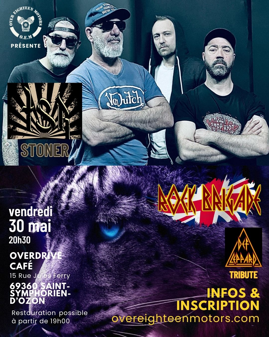 Concert Two Stars In The Room + Rock Brigade
