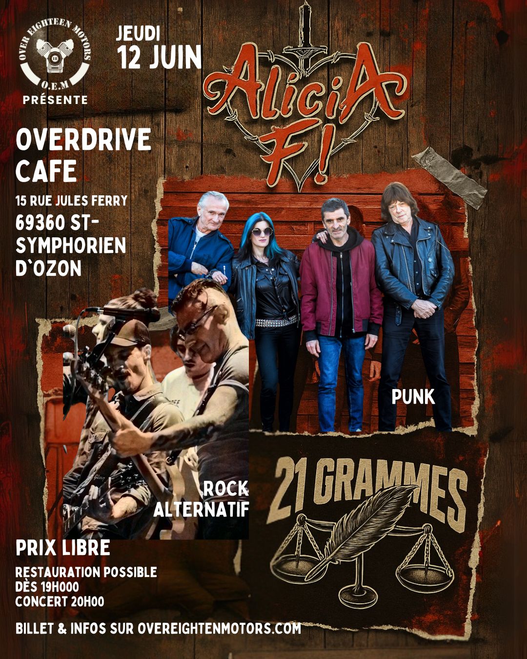 Concert Alicia F. + 21 grammes