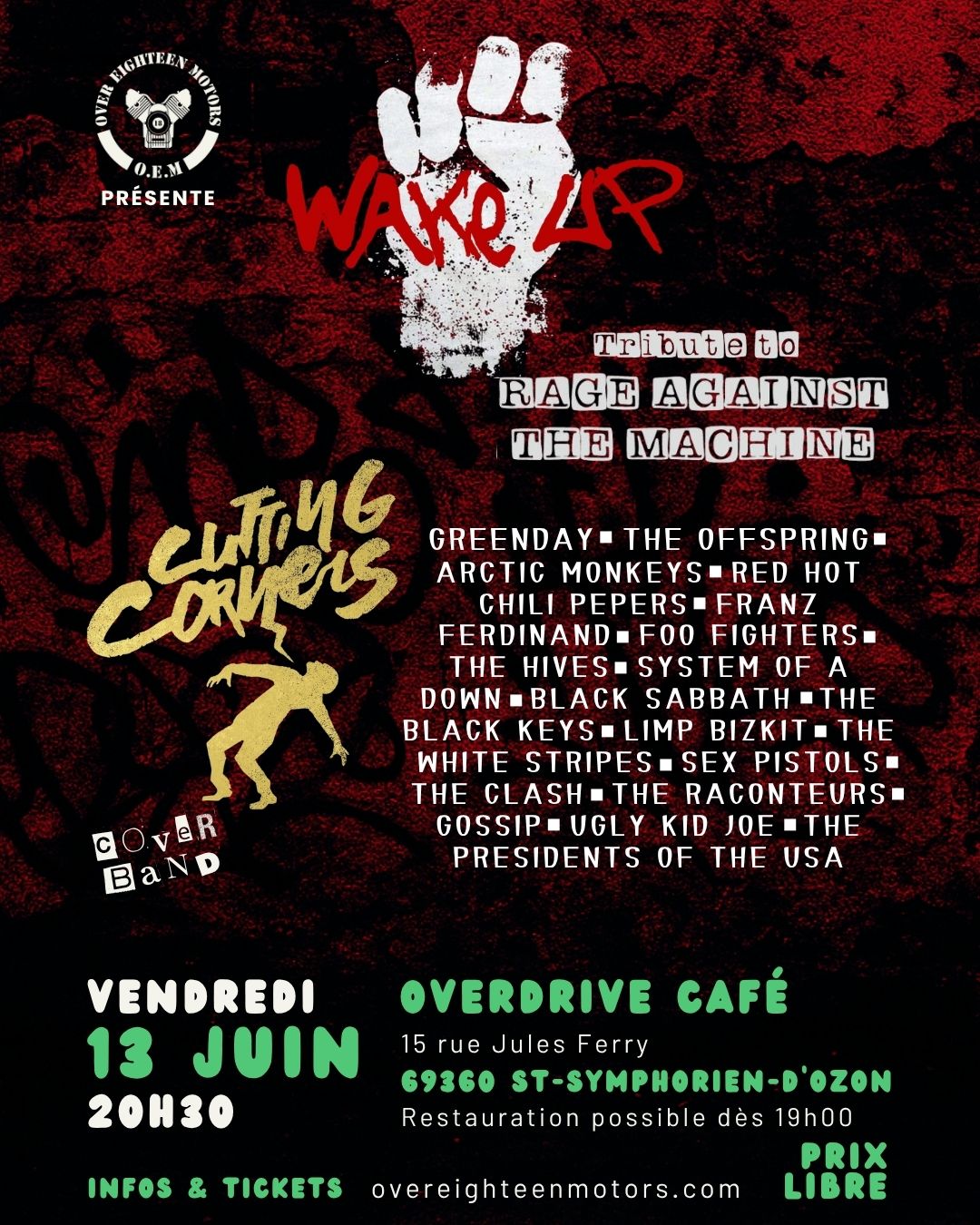 Concert Wake Up + Cutting Corners