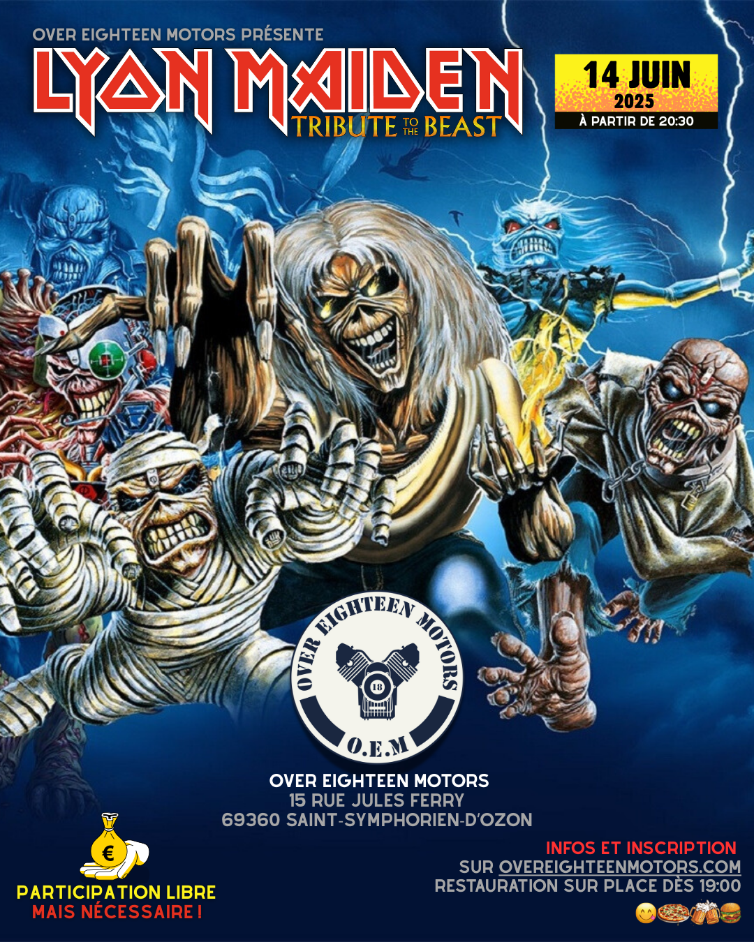 Concert Lyon Maiden