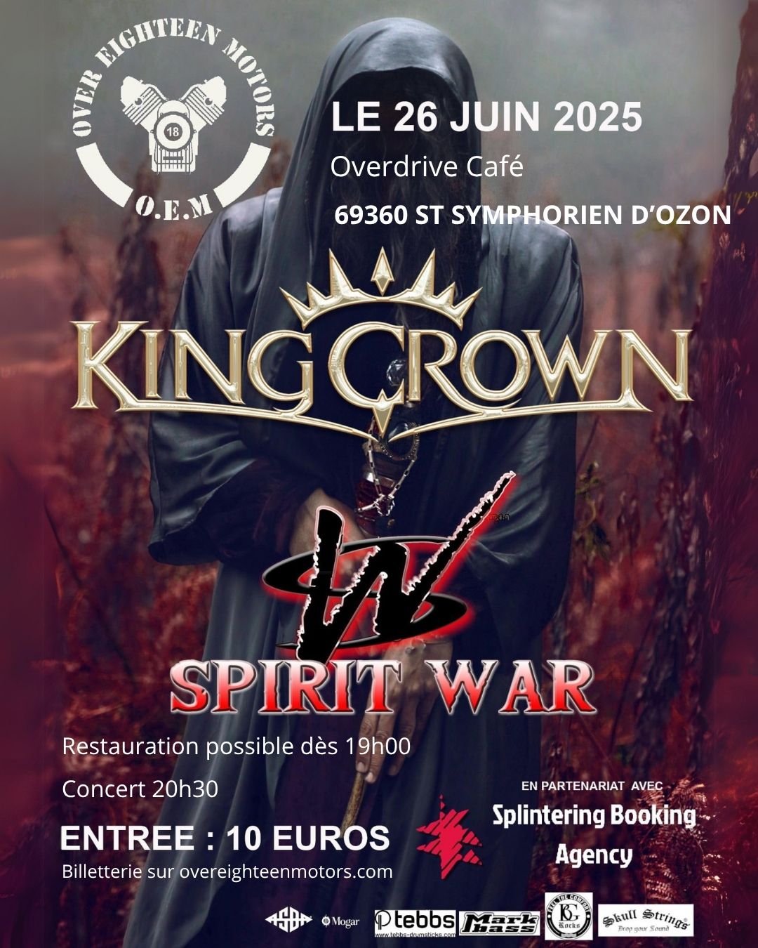 Concert Kingcrown + Spirit War