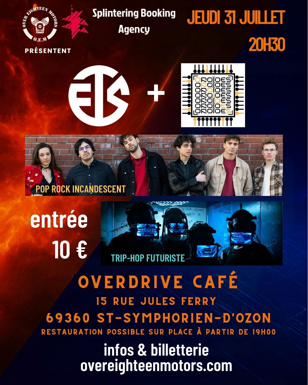 Concert Feat The Sun + Droïdes
