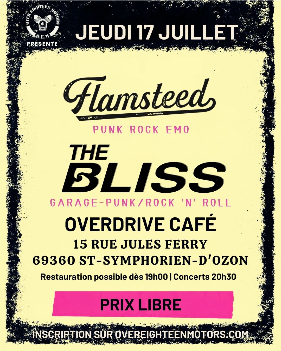 Concert Flamsteed + The Bliss
