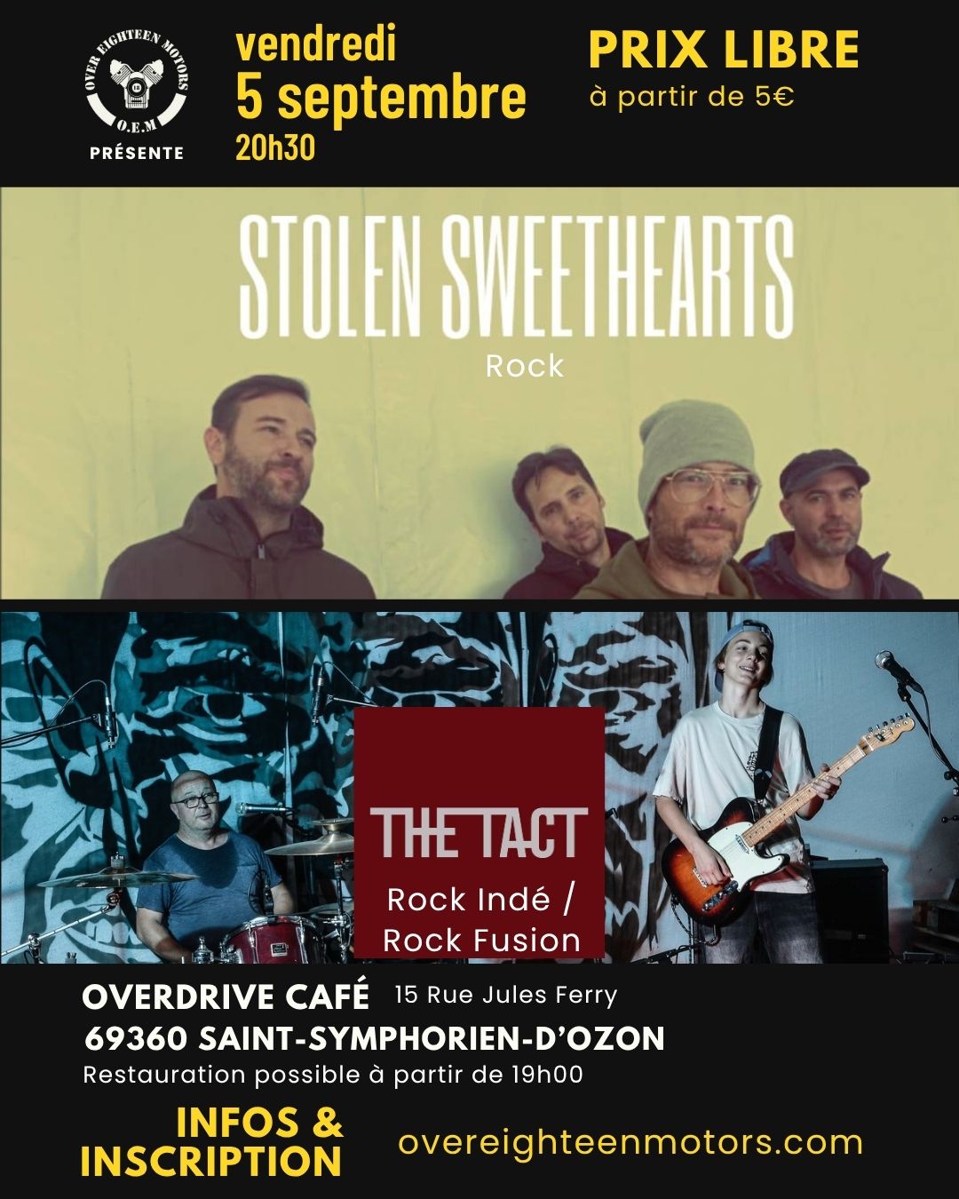 Concert Stolen Sweethearts + The Tact