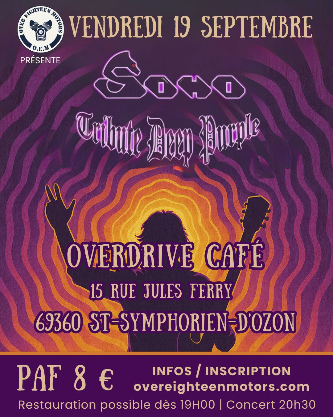 Concert SOHO (tribute Deep Purple)