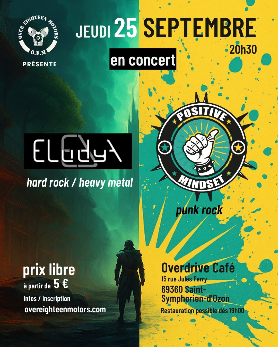 Concert Eludya + Positive Mindset