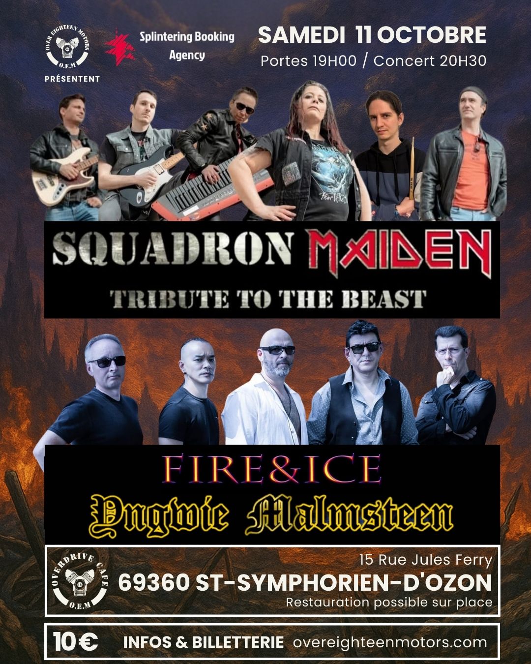 Concert Squadron Maiden + Fire & Ice