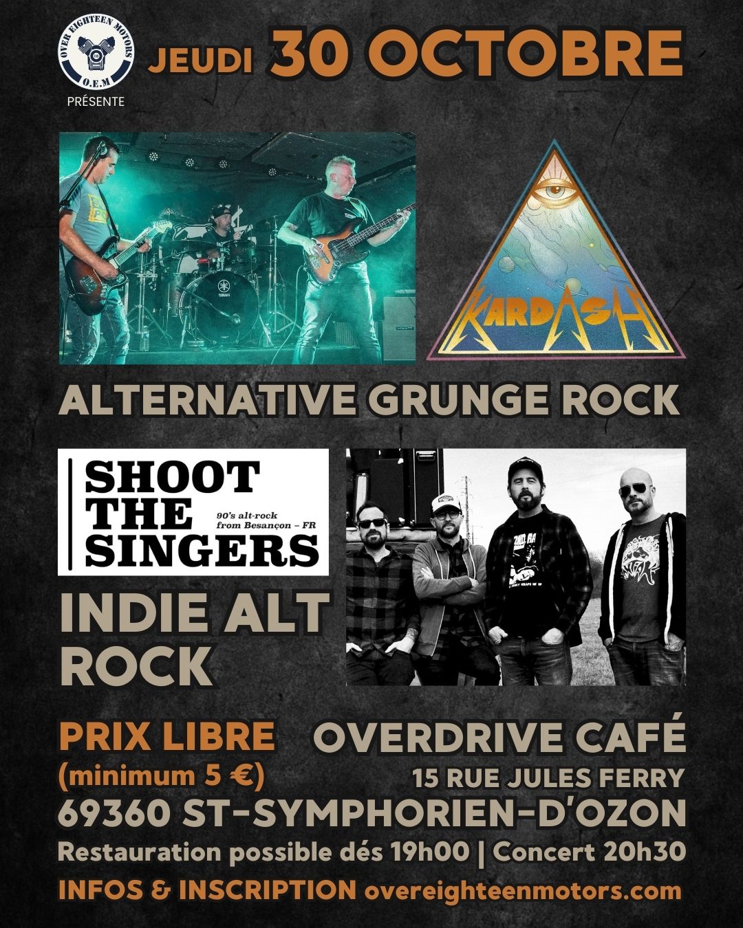 Concert Kardash + Shoot The Singers