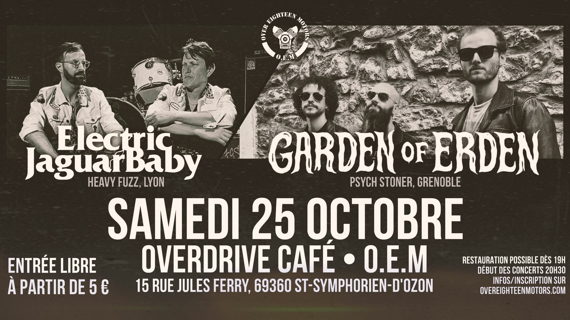 Concert Garden of Erden + Electric Jaguar Baby