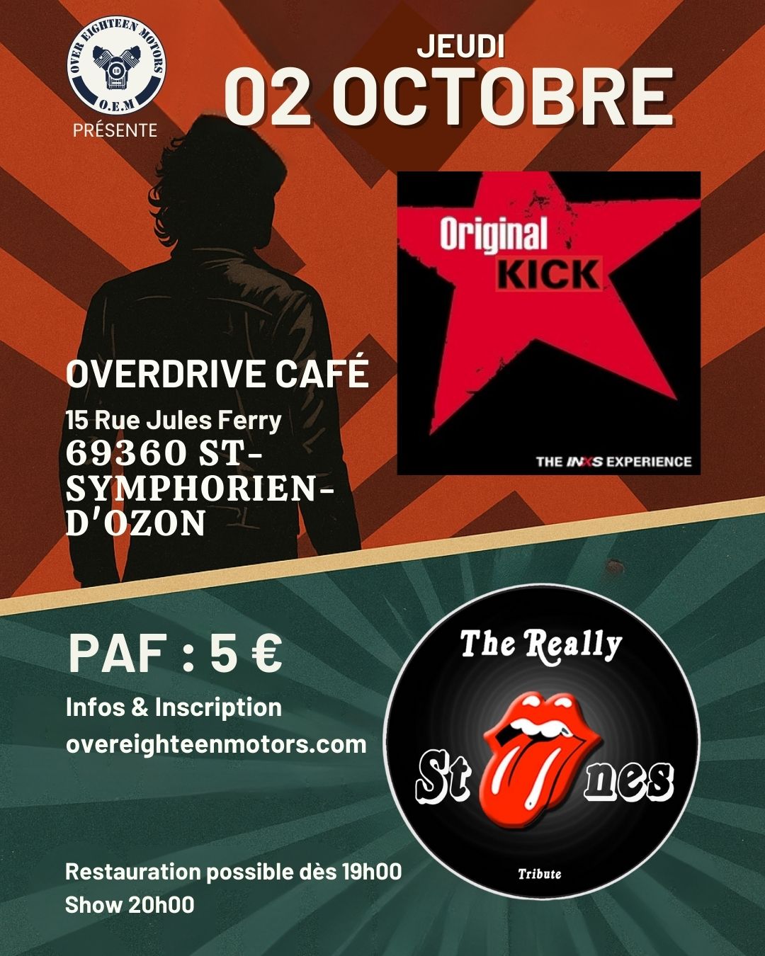 Concert Original Kick + The Really Stones