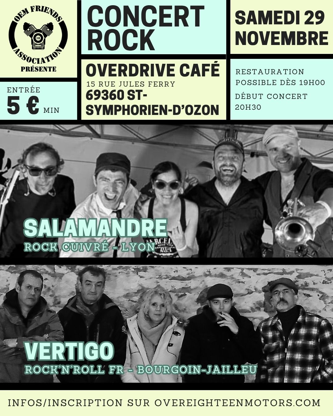 Concert Salamandre + Vertigo