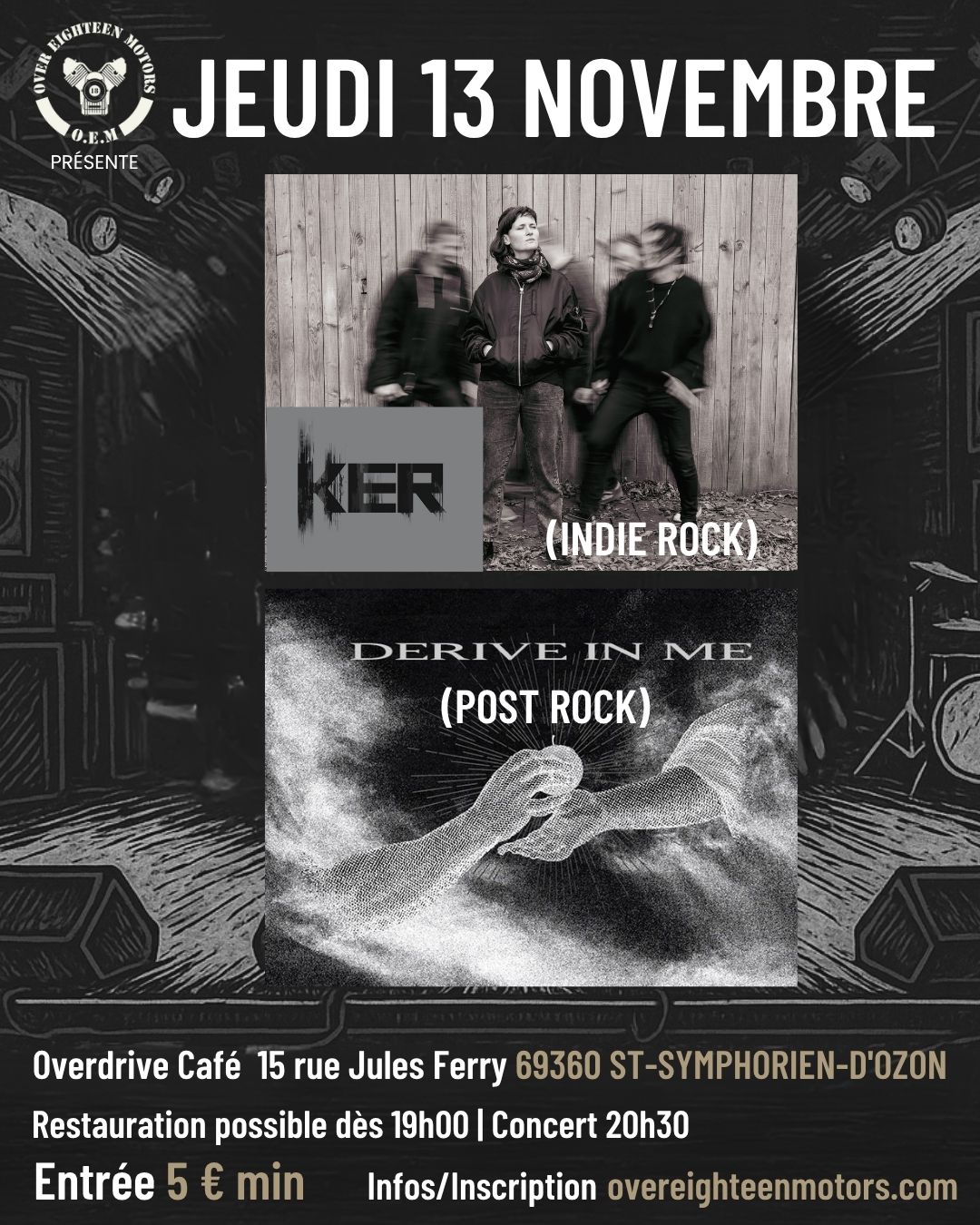 Concert KER + Derive In Me