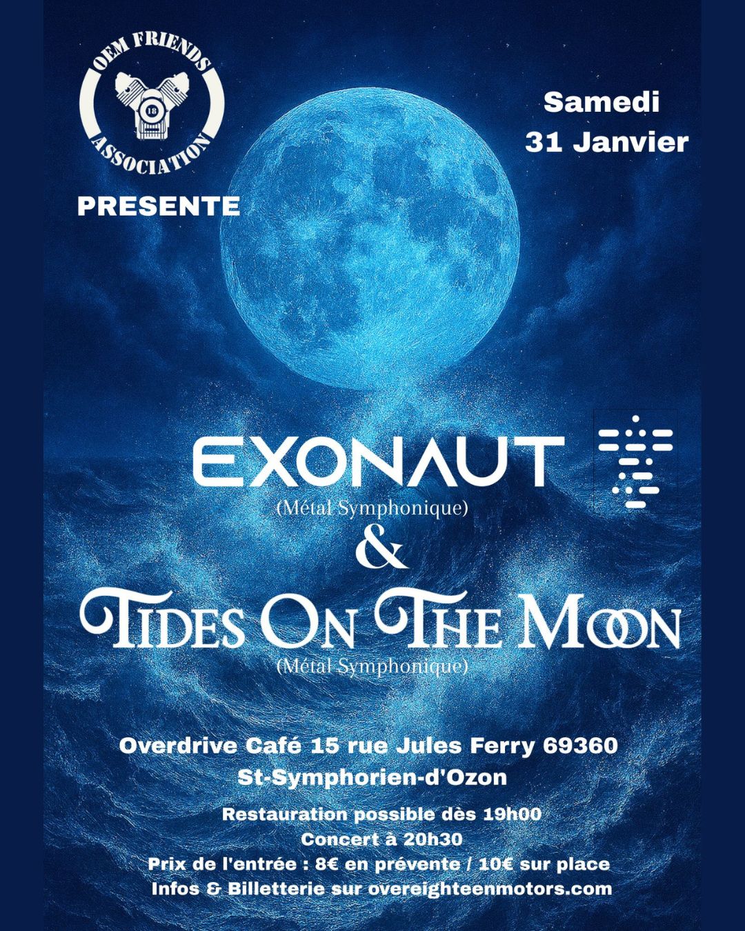 Concert Exonaut + Tides On The Moon