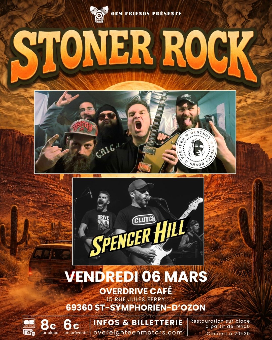 Concert Dustroy + Spencer Hill