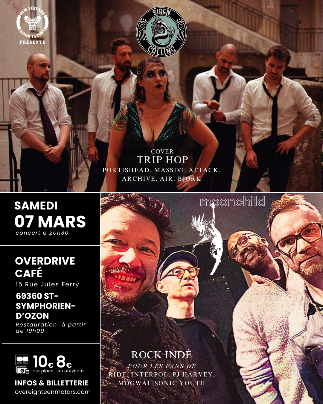 Concert Siren Calling + Moonchild