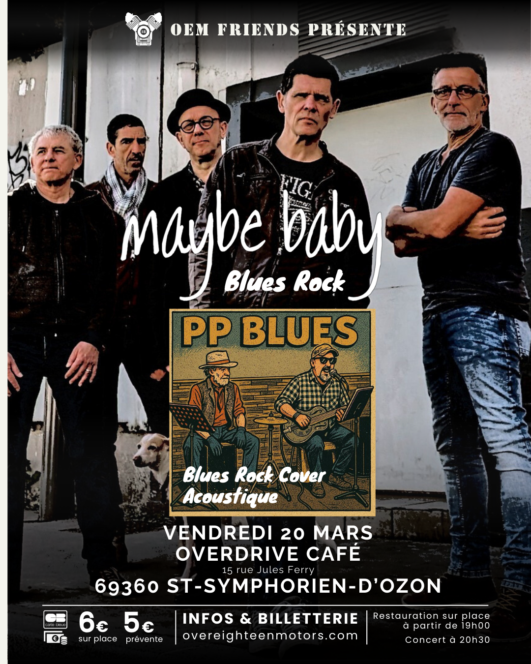 Concert Maybe Baby + PP Blues