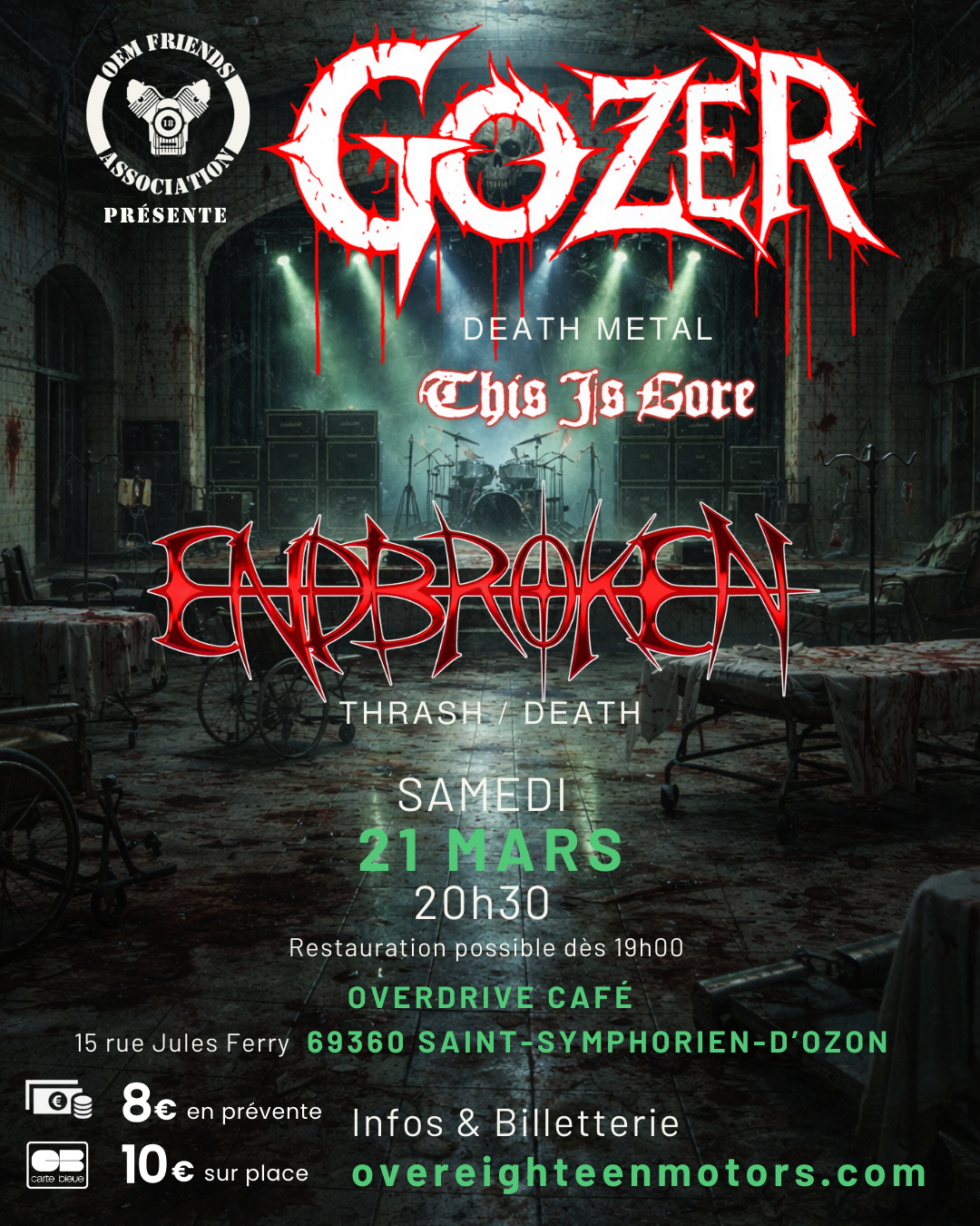 Concert Gozer + Endbroken