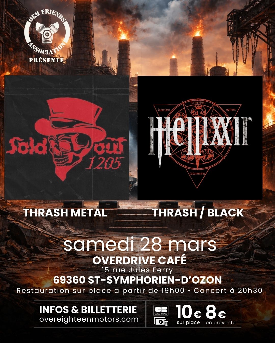 Concert Soldøut 1205 + Hellixxir