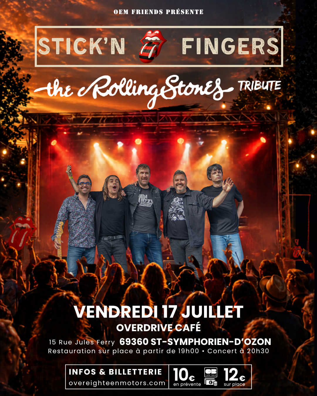 Concert Stick’n Fingers (tribute The Rolling Stones)