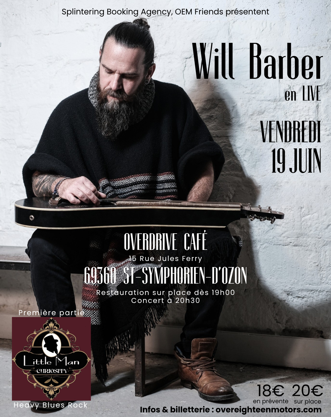 Concert Will Barber + Little Man