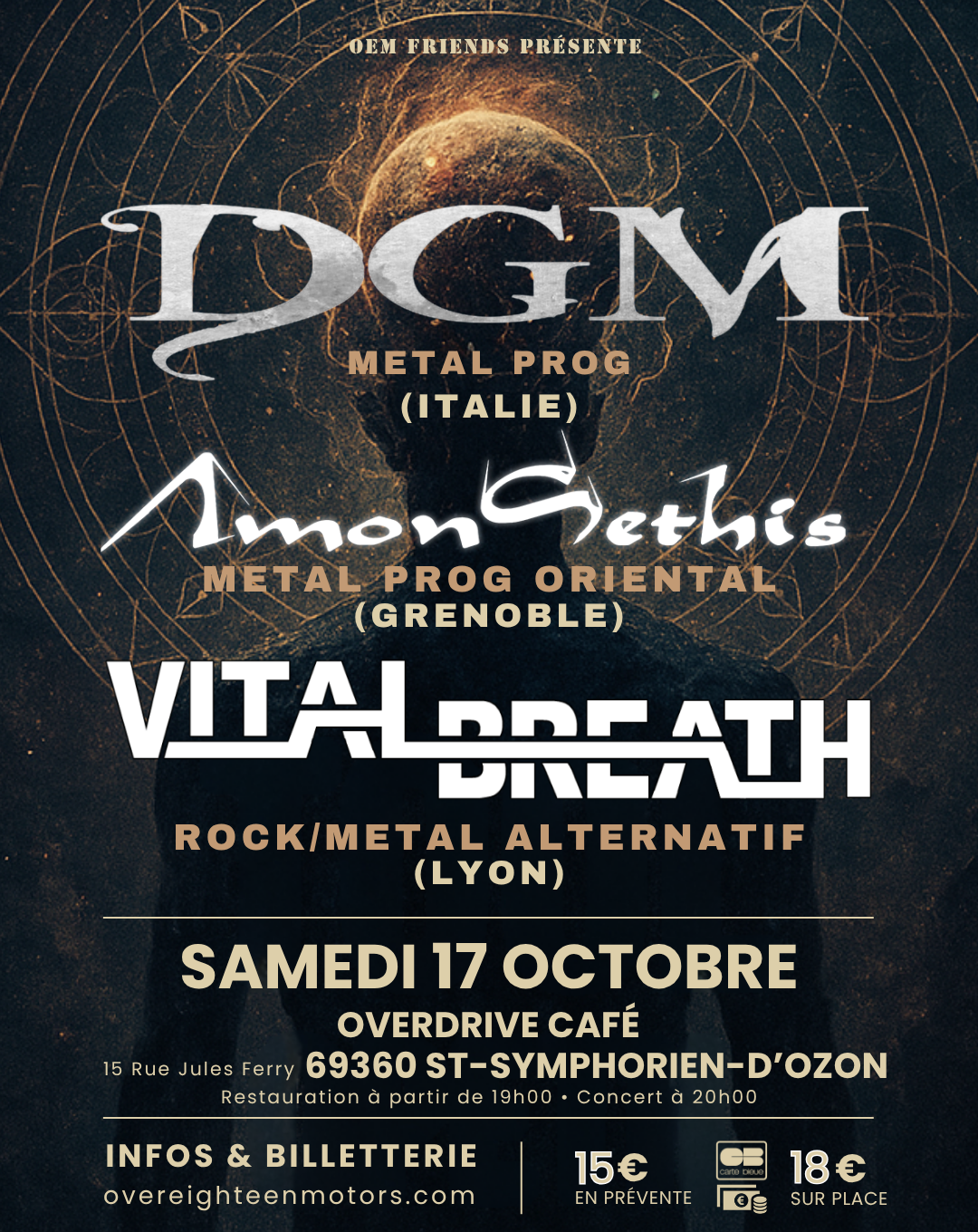 DGM + Amon Sethis + Vital Breath