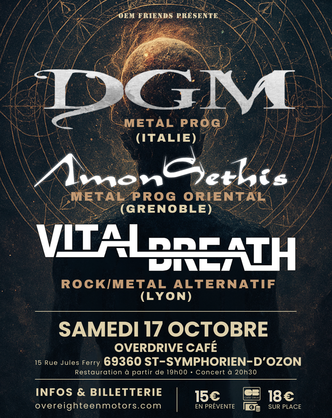 DGM + Amon Sethis + Vital Breath