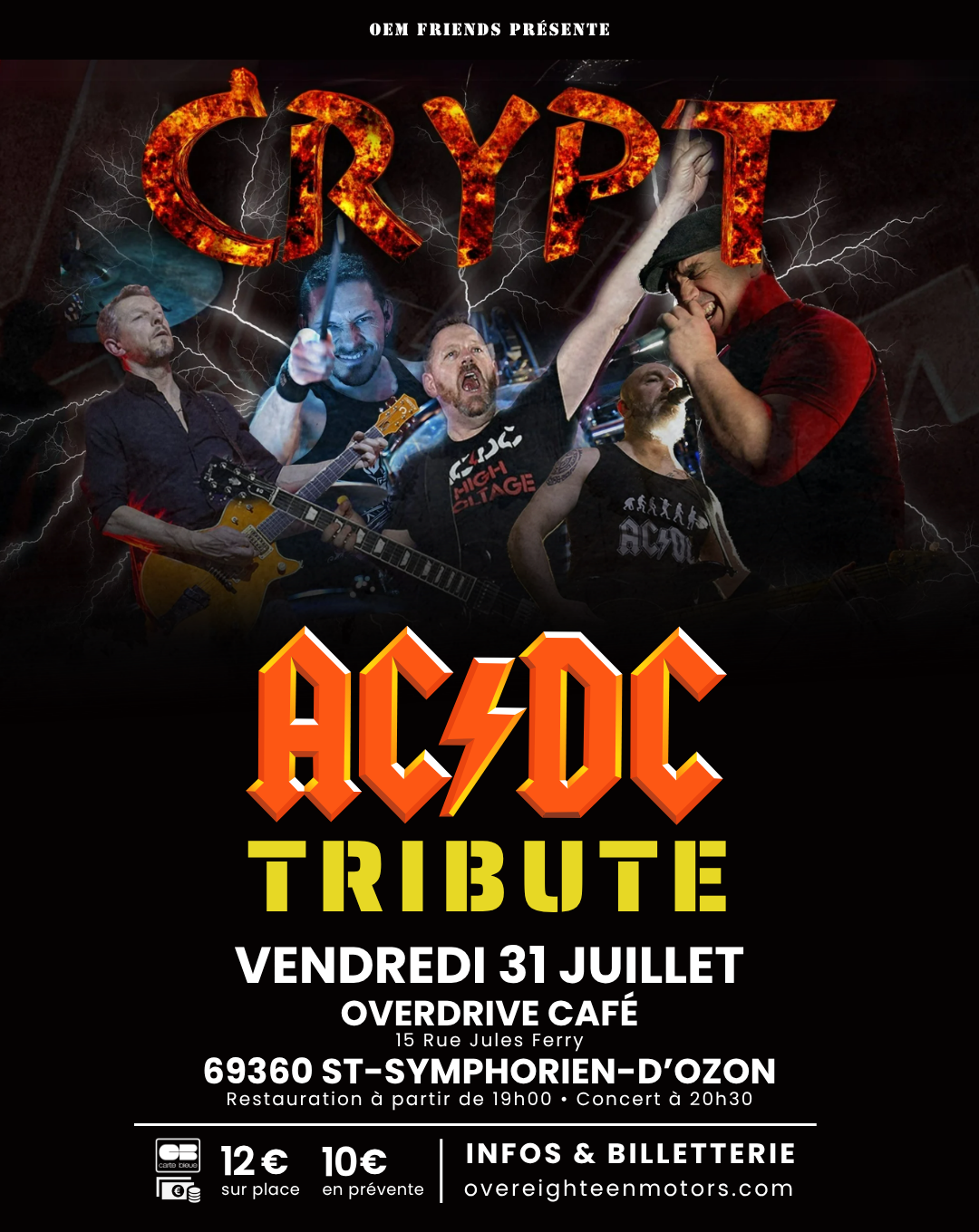 Concert Crypt tribute ACDC