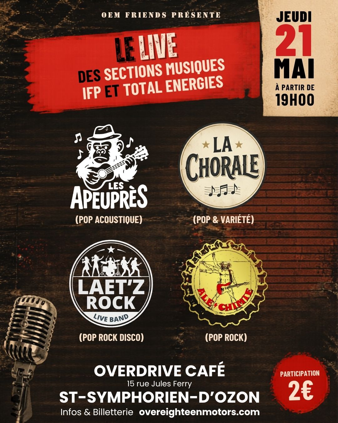 Le Live Sections Musiques IFP et Total Energies
