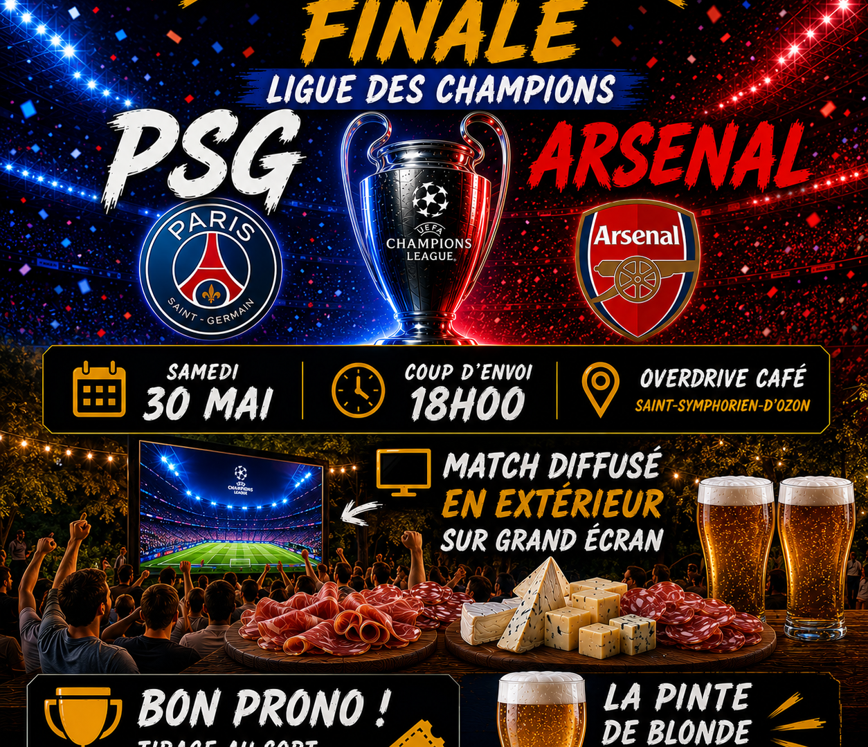 PSG vs Arsenal&nbsp;: Finale Ligue des Champions