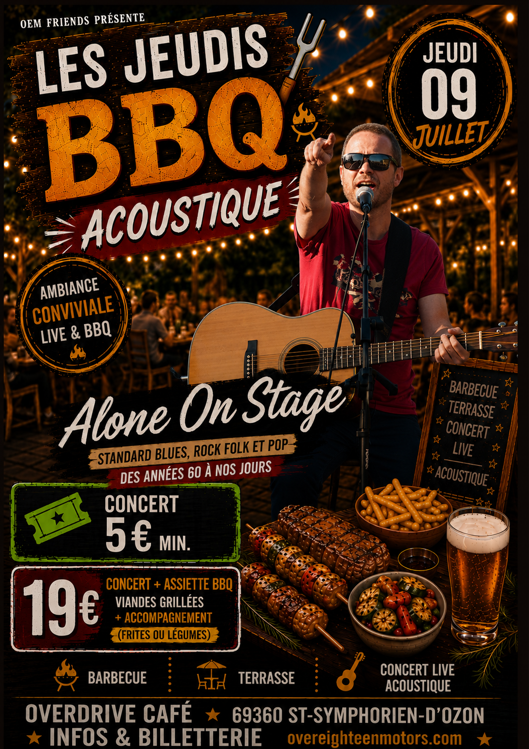 BBQ Acoustique avec Alone In Stage
