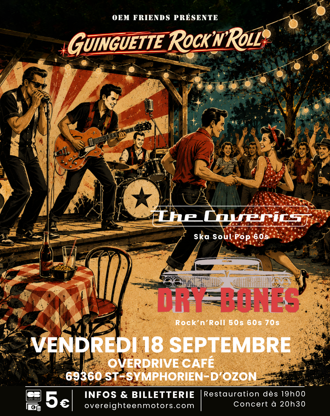 Concert Dry Bones + The Coverics