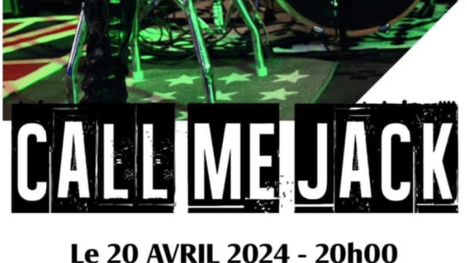 Concert samedi 20 avril 2024 Call Me Jack