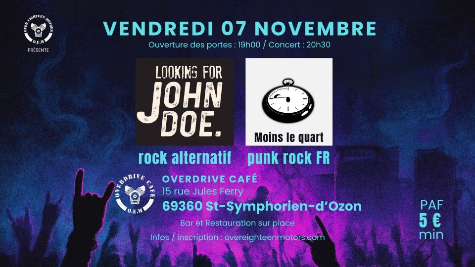 Looking for john doe + Moins le quart (1920 x 1080 px)